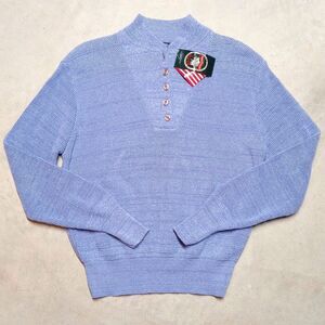 NWT Vintage Alps Made in USA Fisherman Henley Sweater - Womens Size Medium
